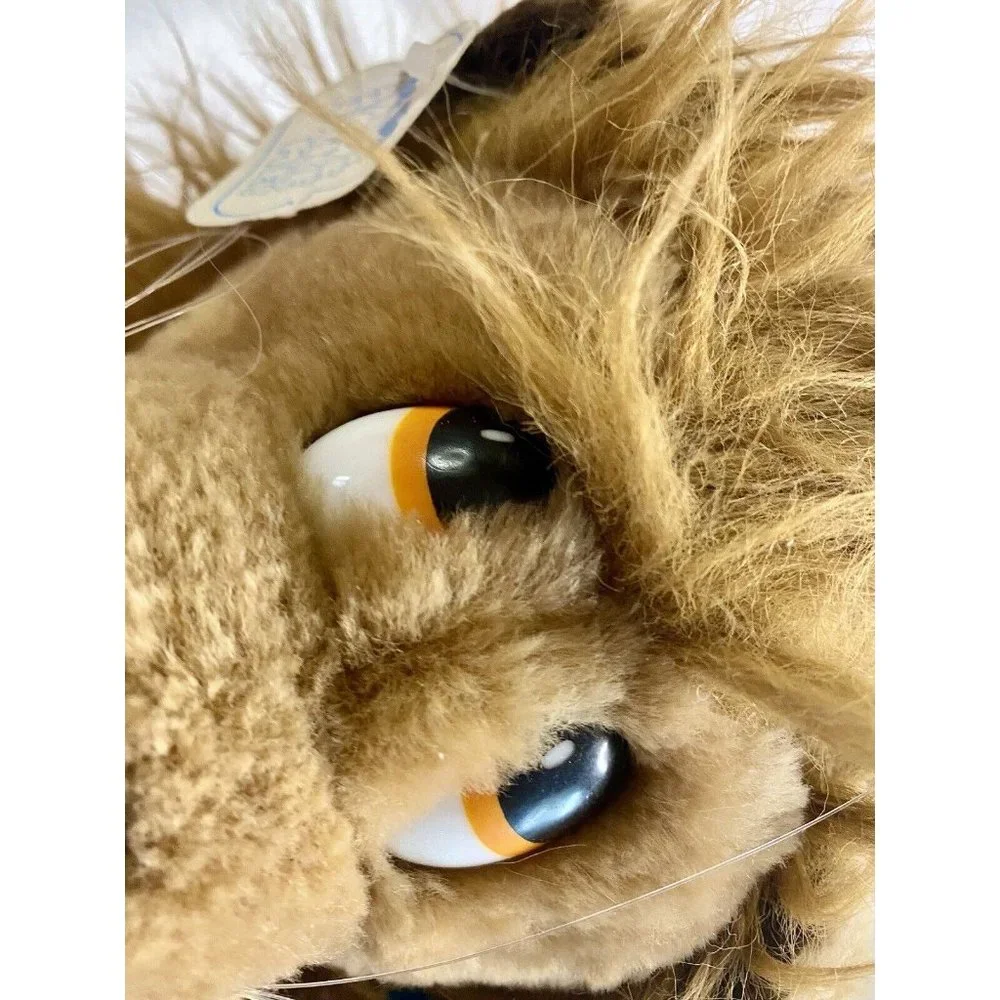 Dakin Ludicrous Lion Plush Nature Babies Stuffed Animal Vintage 1982‎ 10” READ